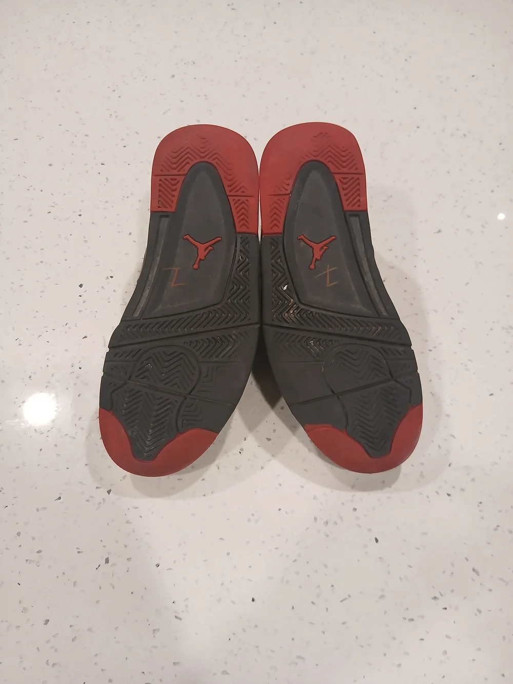 Air Jordan 4 RM GS Black Red Basketball Shoes Sneaker FQ7938-060 Youth Size 6Y